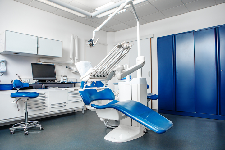 Dental equipment in a dental surgery