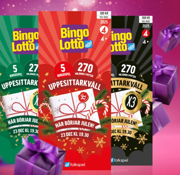 Bild på tre binolotter